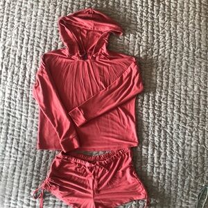 Adore me NWOT, Clay hoodie and shorts